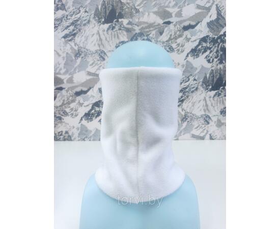 Бафф двойной флисовый, MaxWarm, белый
