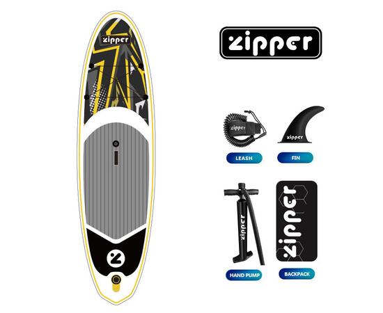 Надувная доска ZIPPER WindSUP Board (виндсап борд) YELLOW WD 10'6'' SAILKIT 3 LINE