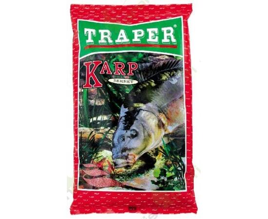 Прикормка Traper SEKRET 1kg "Карп" красный