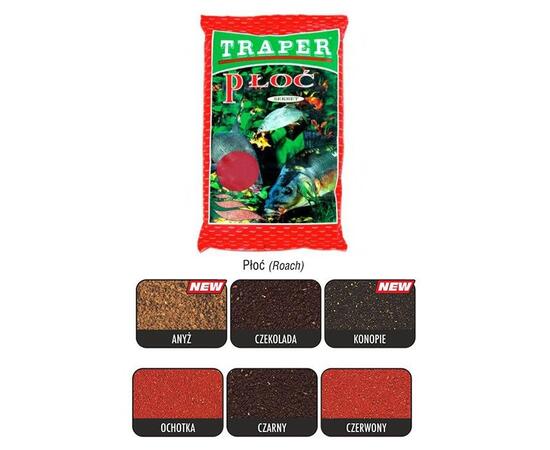 Прикормка Traper SEKRET 1kg "Плотва" конопля