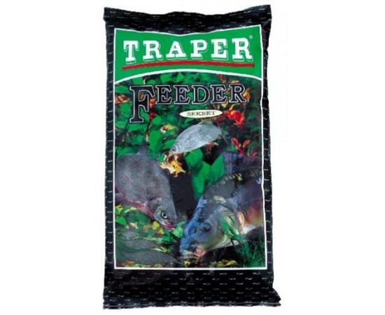 Прикормка TRAPER SEKRET 1 kг "Фидер" черный