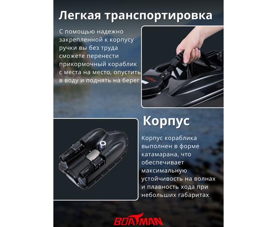 Прикормочный кораблик Boatman Actor Pro