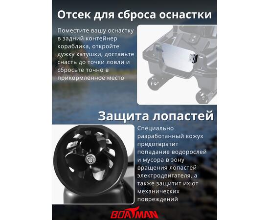 Прикормочный кораблик Boatman Actor GPS