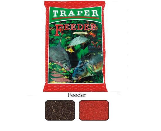 Прикормка Traper SEKRET 1kg "Фидер" красный
