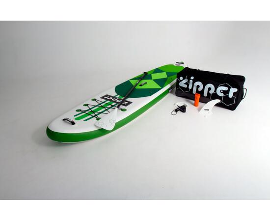 Надувная доска SUP Board (Сап Борд) ZIPPER BORNLINE 11' GREEN