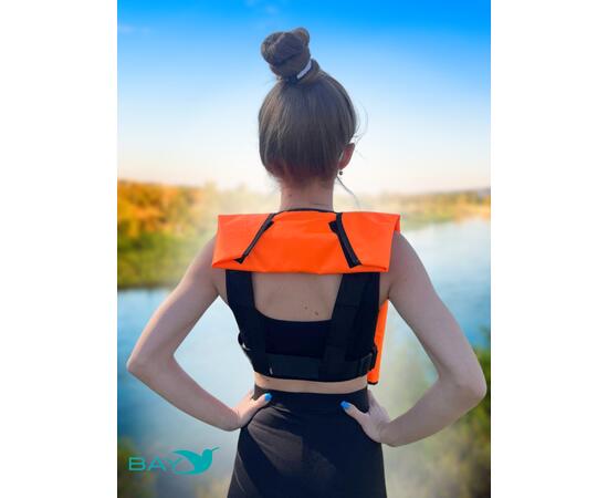 Жилет самонадувающийся  страховочный LifeJacket оранжевый