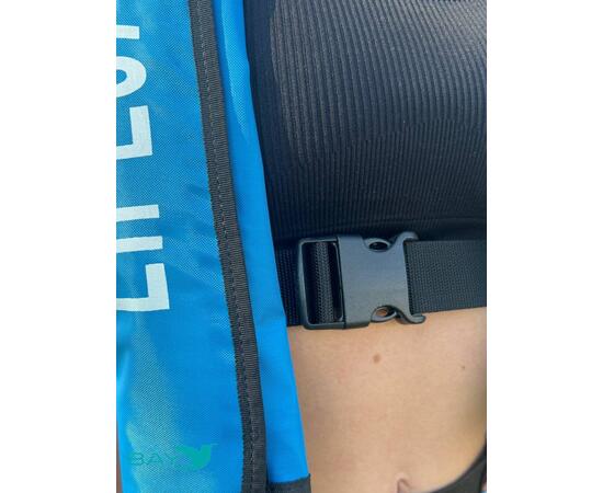 Жилет самонадувающийся страховочный LifeJacket голубой