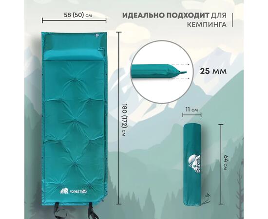 Коврик туристический RSP Forest 25, зеленый
