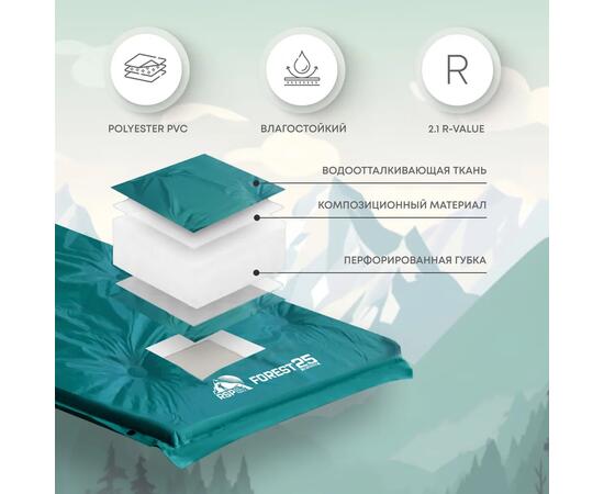 Коврик туристический RSP Forest 25, зеленый