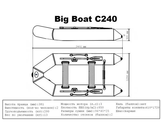 Лодка ПВХ Big Boat C240