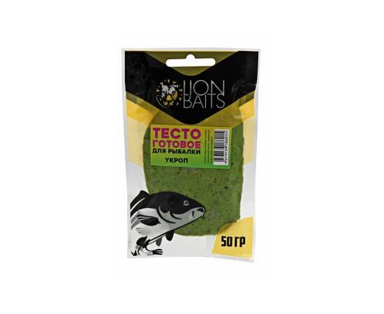 Lion Baits Тесто готовое для рыбалки "Укроп" 50гр
