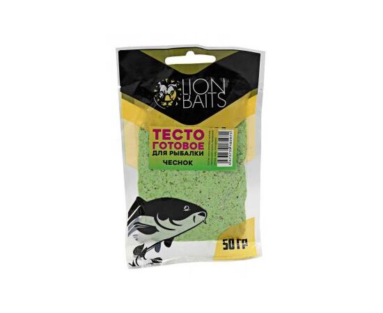 Lion Baits Тесто готовое для рыбалки "Чеснок" 50гр