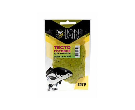Lion Baits Тесто готовое для рыбалки "Форель (Сыр)" 50гр