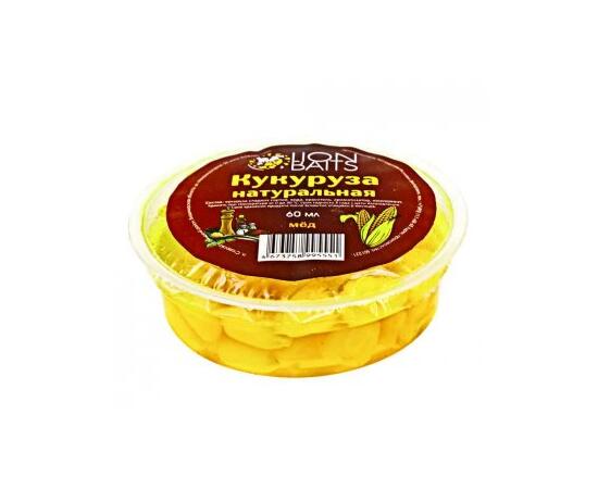 Lion baits Кукуруза натуральная в пластиковой банке (запайка) "Мед" 60мл
