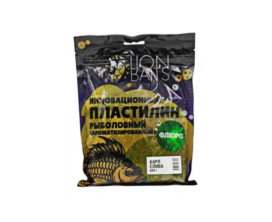 Пластилин "Флюро" инновационный ароматизированный "Карп слива" 600гр