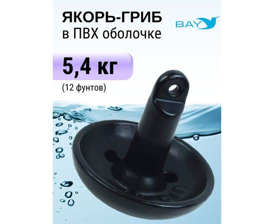 Якорь для лодки ПВХ гриб 5.4 кг (12 фунтов)