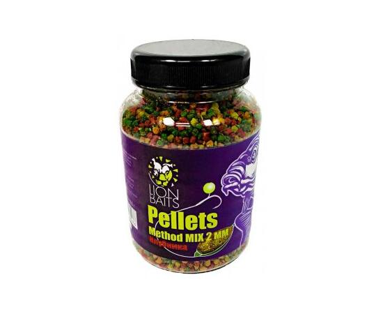 Пеллетс методный Method Mix pellets "Клубника" 2мм - 300гр (банка)