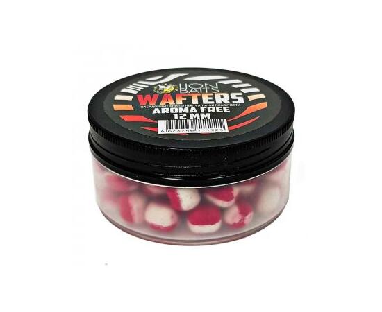 Бойлы нейтральной плавучести (Wafters) "Aroma Free" (без аромы) красно-белый 12мм