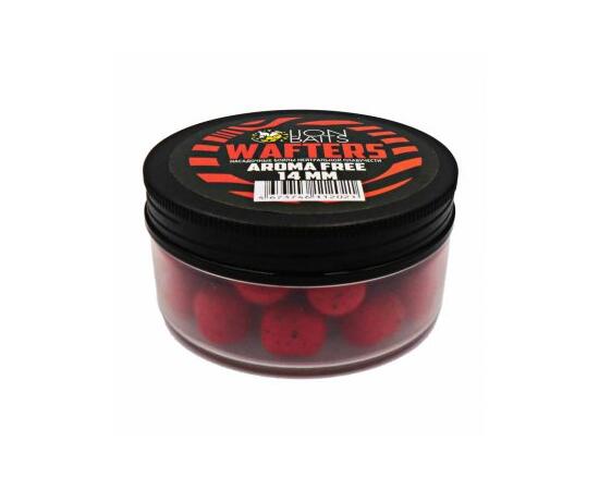 Бойлы нейтральной плавучести (Wafters) "Aroma Free" (без аромы) красный 14мм