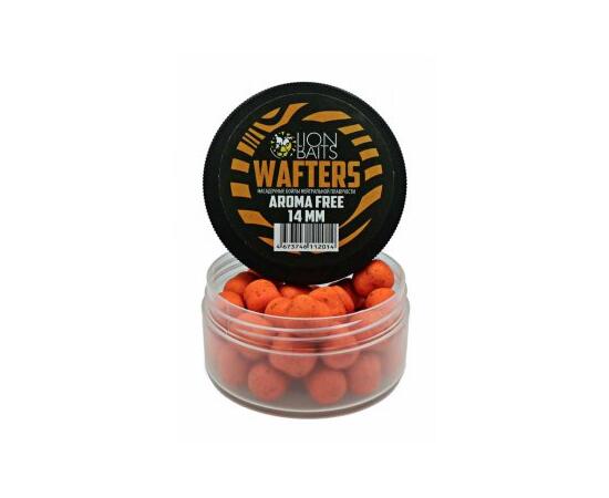 Бойлы нейтральной плавучести (Wafters) "Aroma Free" (без аромы) оранжевый 14мм