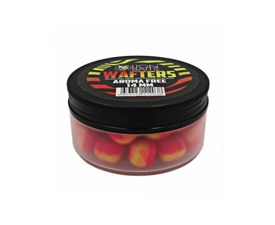 Бойлы нейтральной плавучести (Wafters) "Aroma Free" (без аромы) желто-красный 14мм