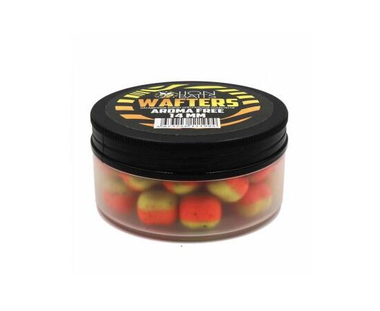 Бойлы нейтральной плавучести (Wafters) "Aroma Free" (без аромы) желто-оранж 14мм
