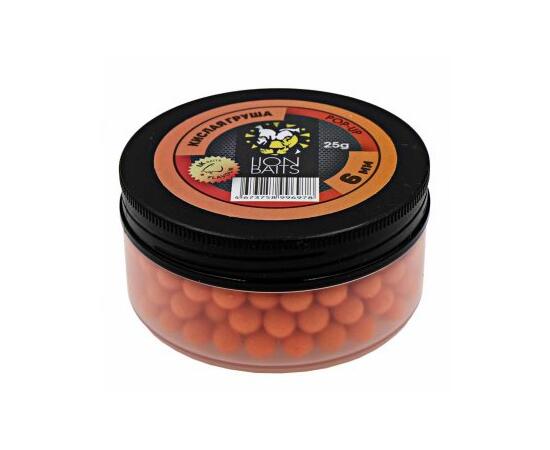 Lion Baits Бойлы плавающие Pop-Up "Кислая груша" 6 мм - 25гр