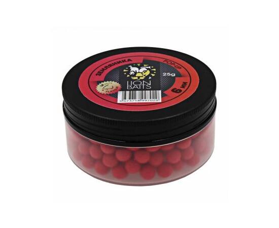 Lion Baits Бойлы плавающие Pop-Up "Земляника" 6 мм - 25гр