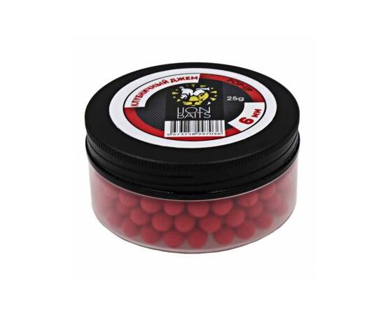 Lion Baits Бойлы плавающие Pop-Up "Клубничный джем" 6 мм - 25гр