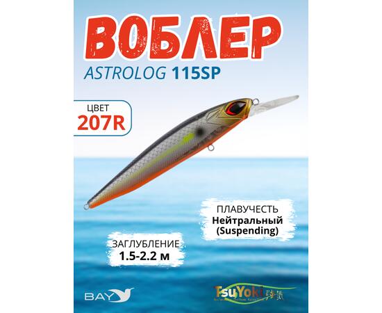 Воблер TsuYoki ASTROLOG 115SP 207R