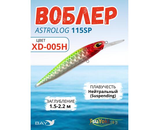 Воблер TsuYoki ASTROLOG 115SP XD-005H