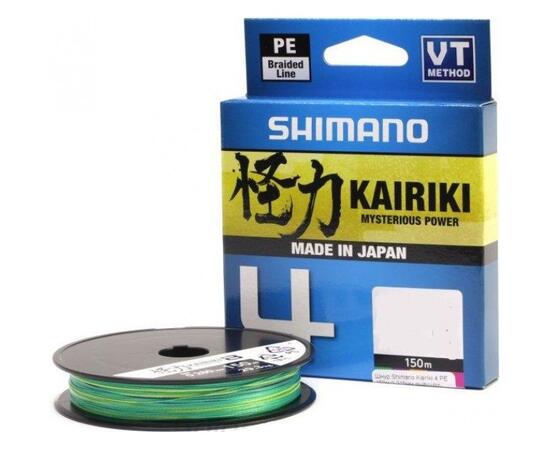 Шнур плетеный SHIMANO Kairiki 4 150m 0,215mm 16,7kg Multi Color