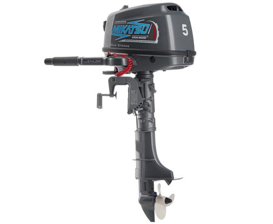 Лодочный мотор 4х-тактный Mikatsu MF5FHS + внешний топливный бак 12л