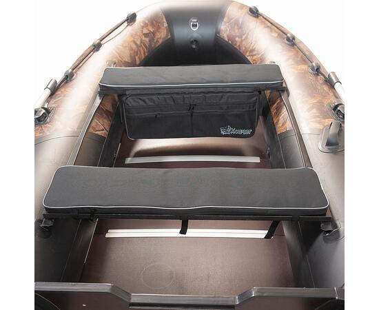 Комплект мягких накладок на сиденье Ковчег 70 с сумкой черный