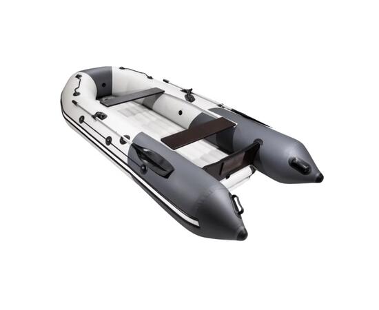 Надувная лодка Таймень NX 3400 НДНД светло-серый/графит