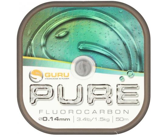 Леска флюорокарбоновая Guru Pure Fluorocarbon 0,08мм 50м