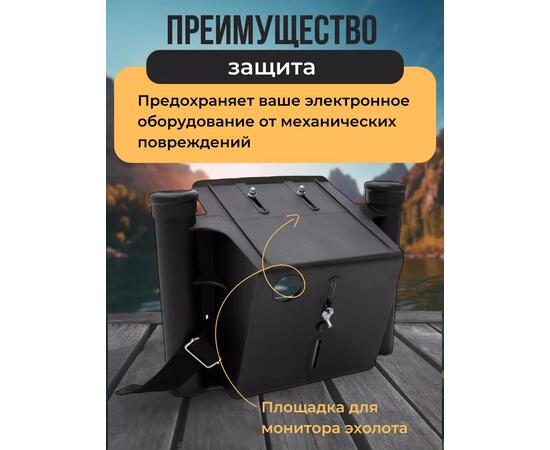 Универсальный крепёжный блок для эхолота с держателя под удочки (УКБ Патриот)