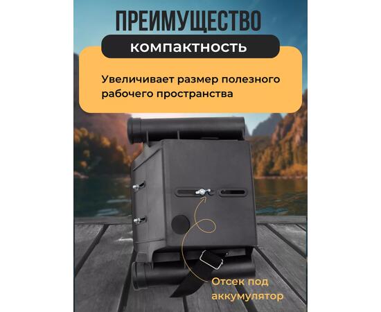 Универсальный крепёжный блок для эхолота с держателя под удочки (УКБ Патриот)