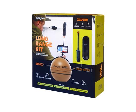 Подарочные наборы Эхолот Long range bundle (2024 summer bundle) (набор  CHIRP+ 2.0+Усилитель сигнала Deeper extender kit )