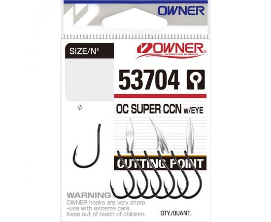 Крючок OWNER Cut Super CCN w/eye BC №4 7шт