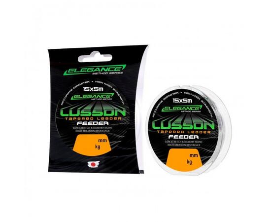 ELEGANCE METHOD Лидер Lusson Tapered Leader 15X5м  0,19мм-0,28мм 2-4,7кг