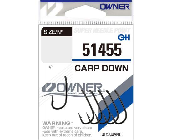 Крючок OWNER Carp Down BC №10 6шт