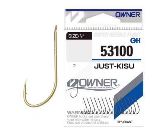 Крючок OWNER Just Kisu brown №16 16шт