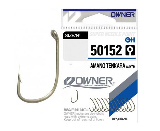 Крючок OWNER Amano Tenkara w/eye brown №14 13шт