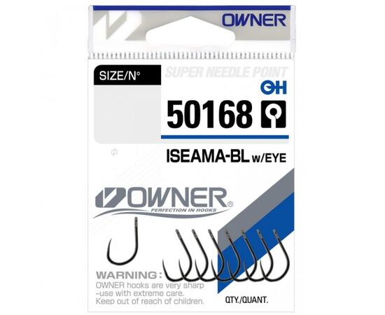 Крючок OWNER Iseama BL  w/eye BC №16 8шт