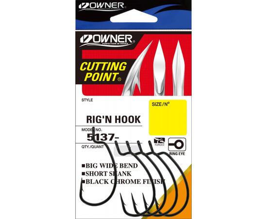 Крючок OWNER Rig'N Hook BC №4 6шт