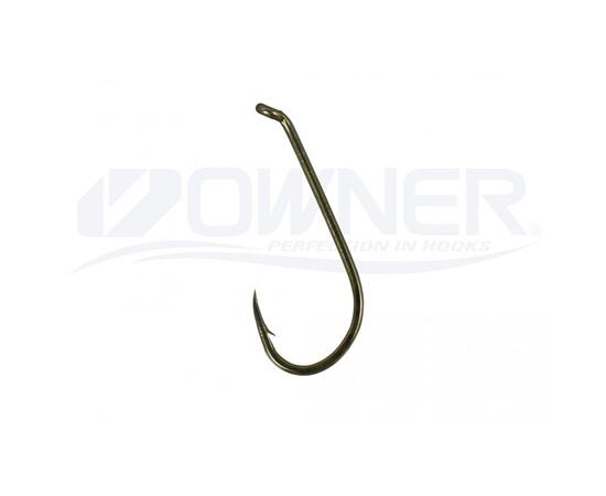 Крючок OWNER Tenkara Down w/eye brown №14 12шт