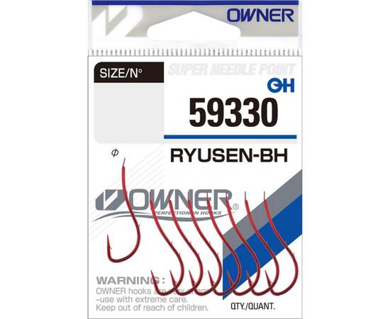 Крючок OWNER Ryusen BH red №12 12шт