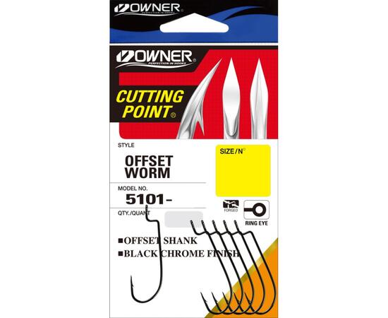 Крючок OWNER Offset Shank BC №5/0 5шт