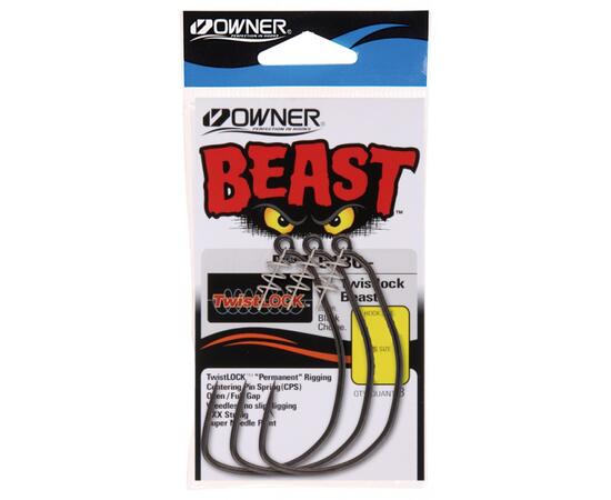 Крючок OWNER Beast With Twist Lock BC №4/0 3шт